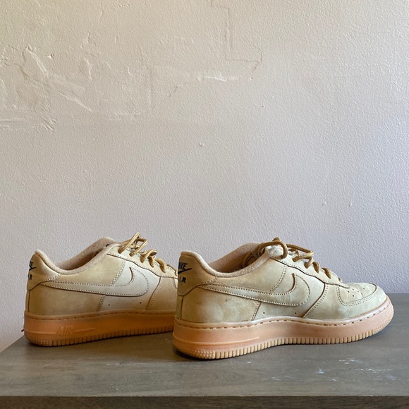 Wheat suede Nike Air Force 1s - Picture 1 of 5